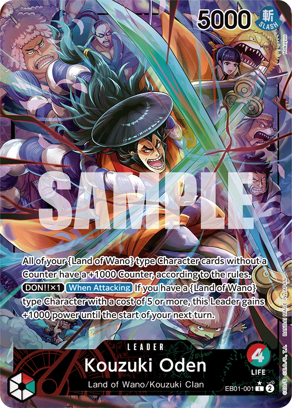 Kouzuki Oden · EB01-001 · Alt Art