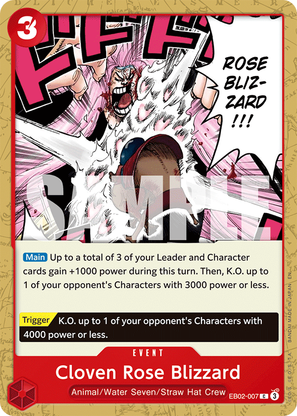 Cloven Rose Blizzard · EB02-007