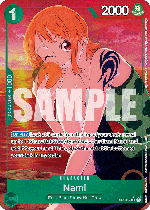 Nami · EB02-017 · Alt Art