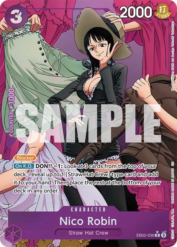 Nico Robin · EB02-036 · Alt Art