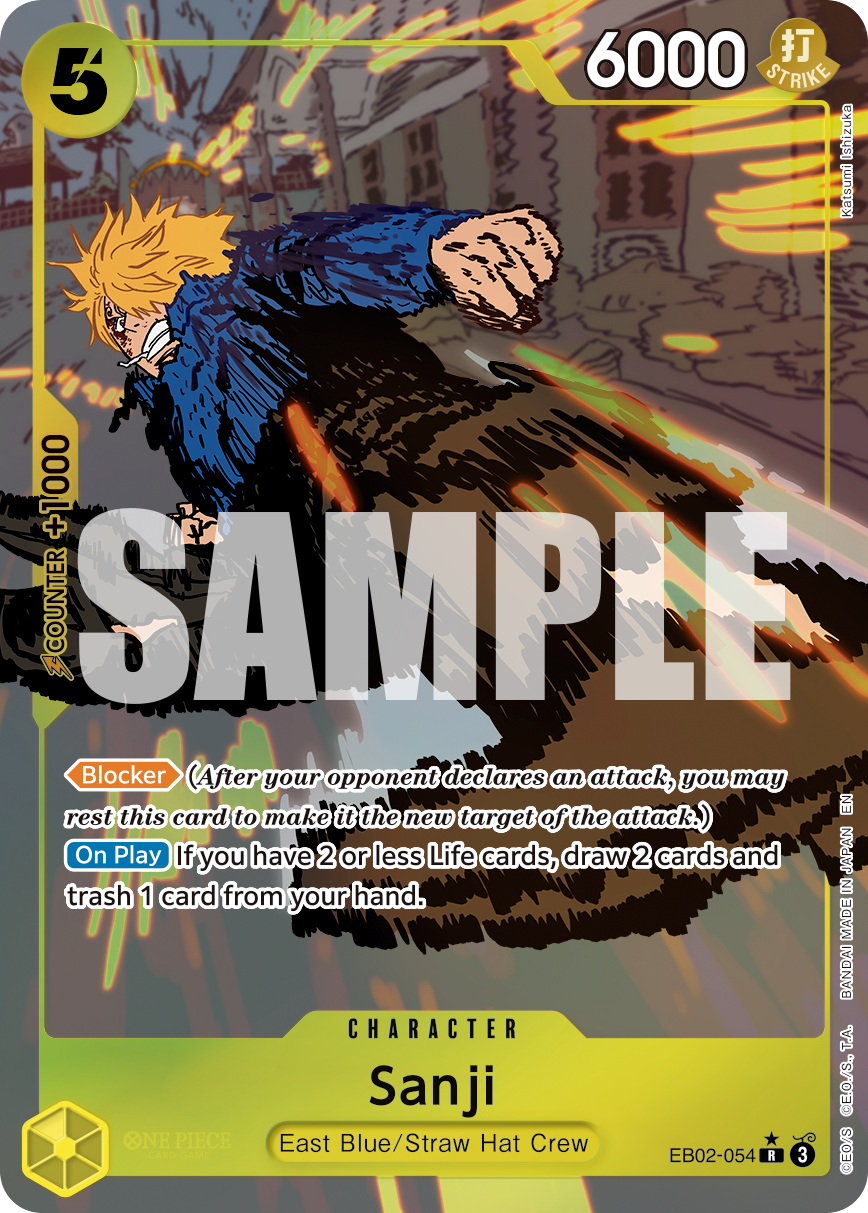 Sanji · EB02-054 · Alt Art