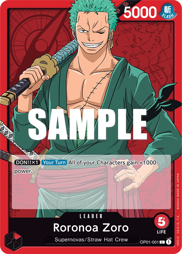 Roronoa Zoro · OP01-001