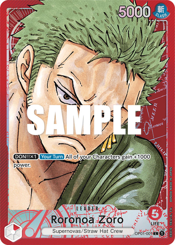 Roronoa Zoro · OP01-001 · Parallel