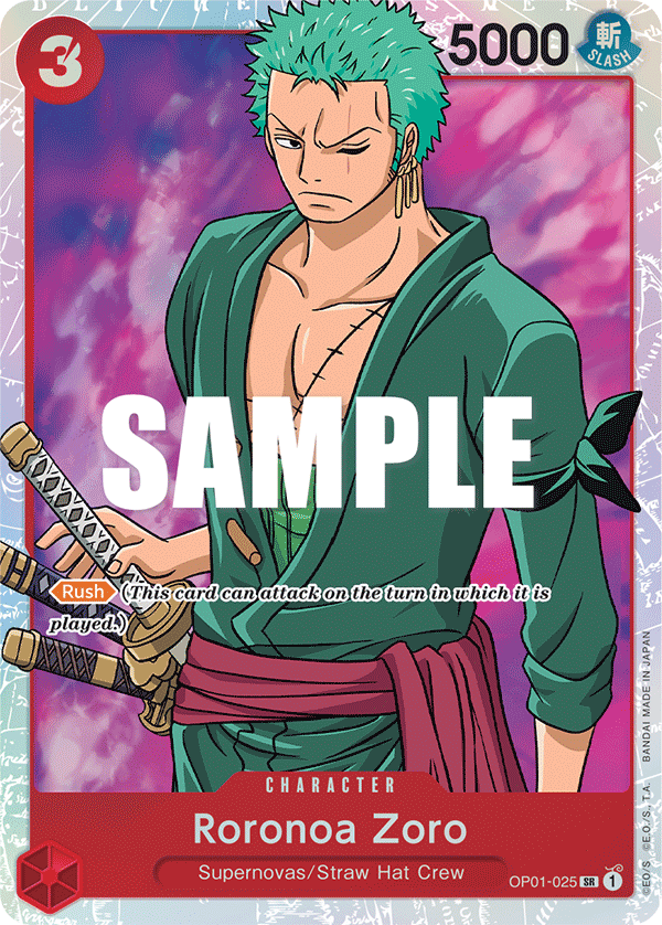 Roronoa Zoro · OP01-025