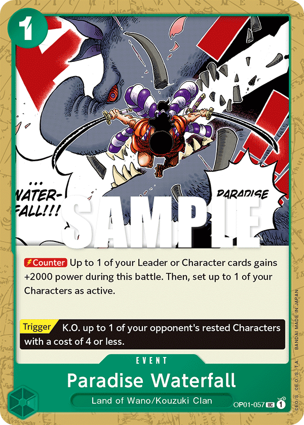 Paradise Waterfall · OP01-057