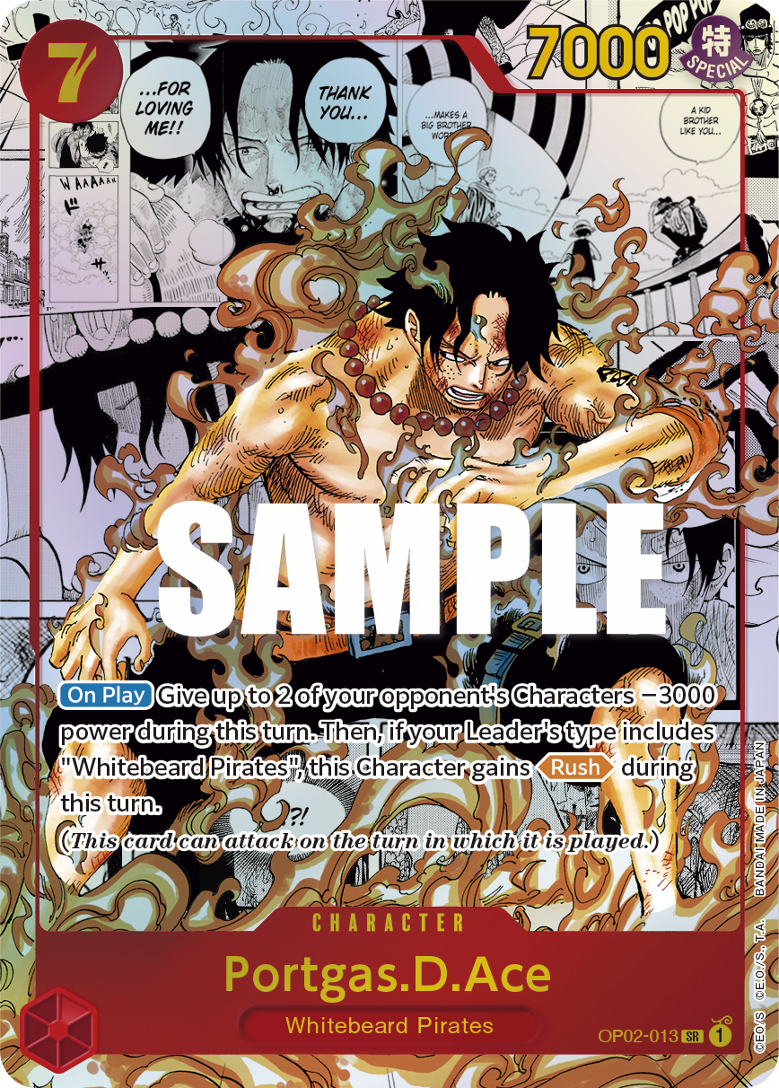 Portgas.D.Ace(Manga) (Alternate Art) · OP02-013 · Manga Rare