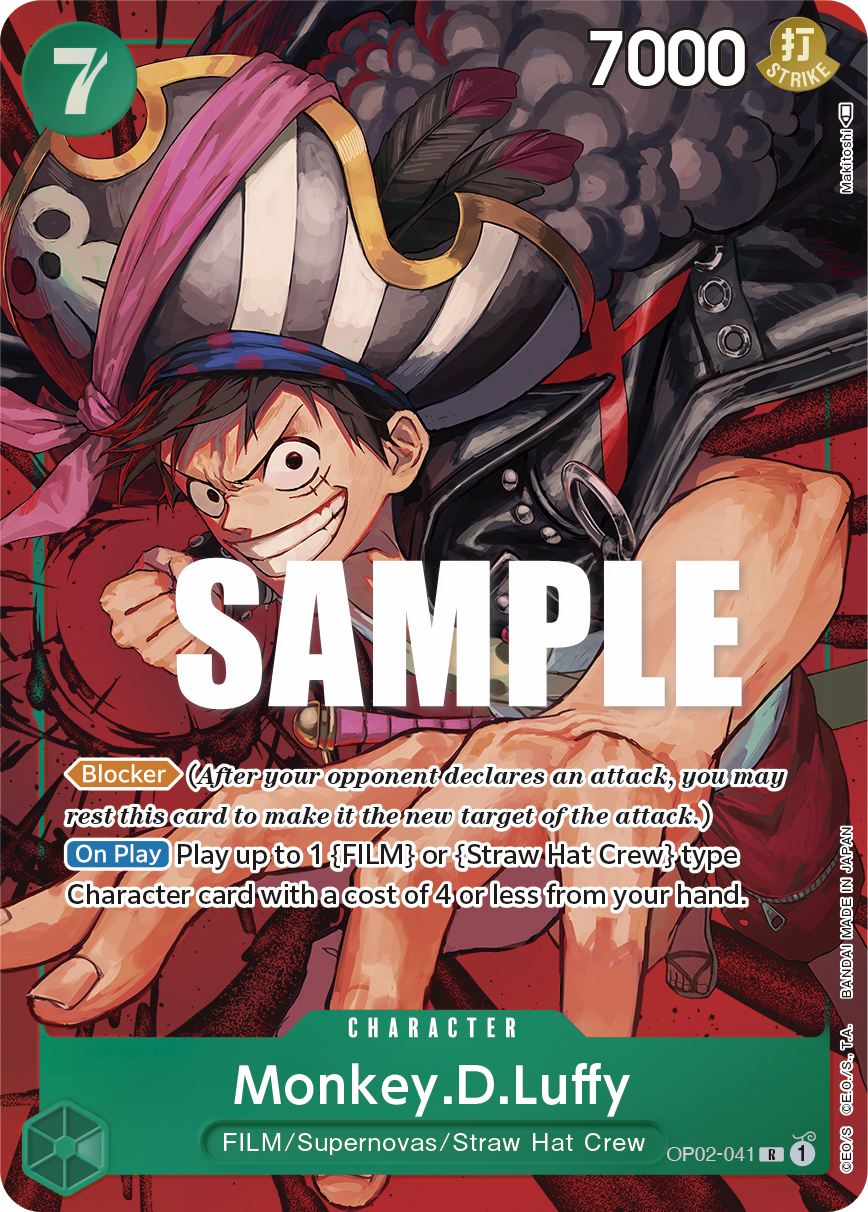 Monkey.D.Luffy · OP02-041 · Alt Art