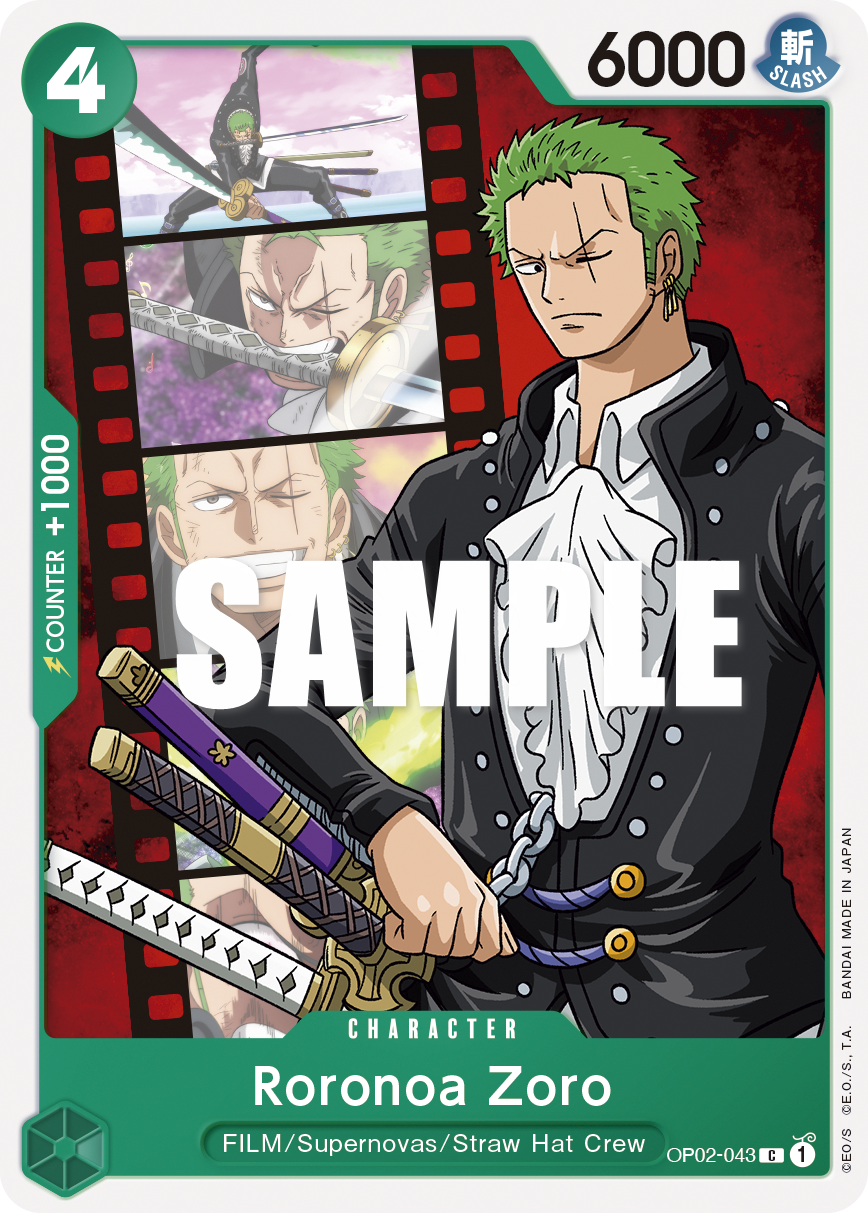 Roronoa Zoro · OP02-043