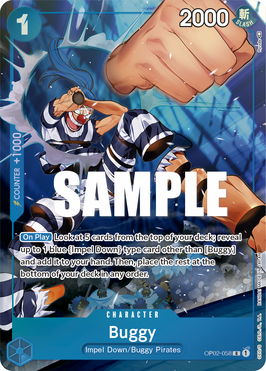 Buggy · OP02-058 · Alt Art