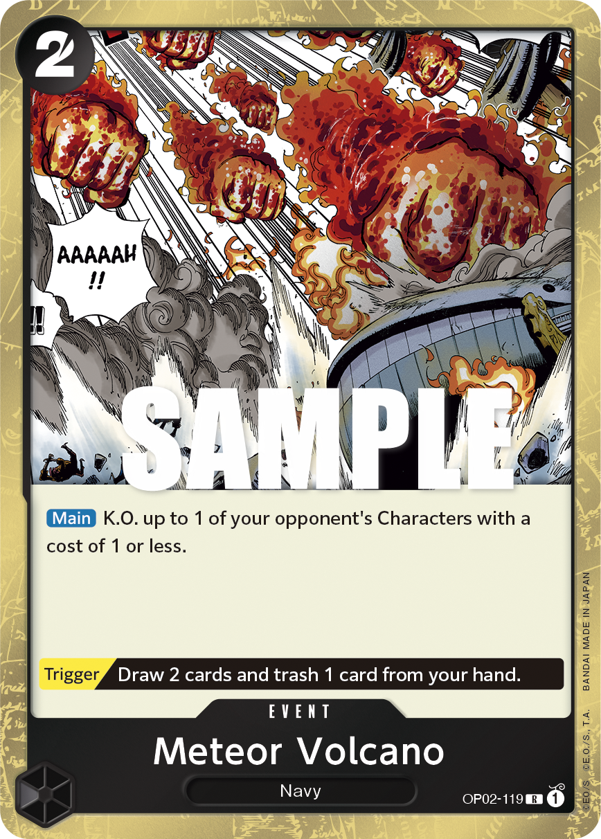 Meteor Volcano · OP02-119