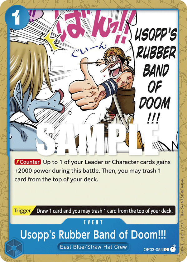 Usopp's Rubber Band of Doom!!! · OP03-054