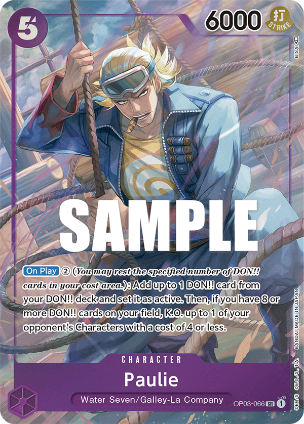 Paulie · OP03-066 · Alt Art