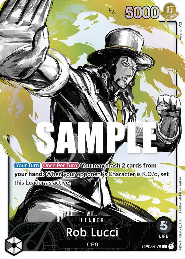 Rob Lucci · OP03-076 · Alt Art