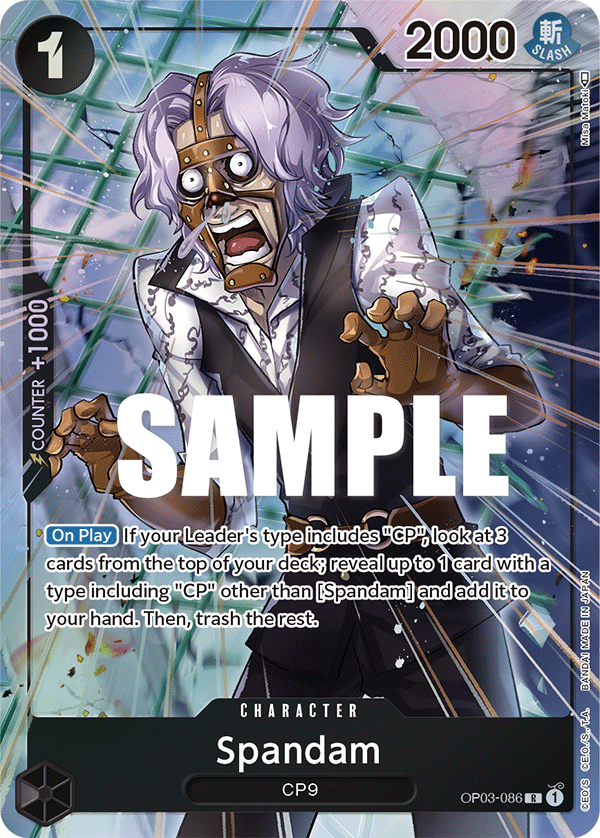 Spandam · OP03-086 · Alt Art