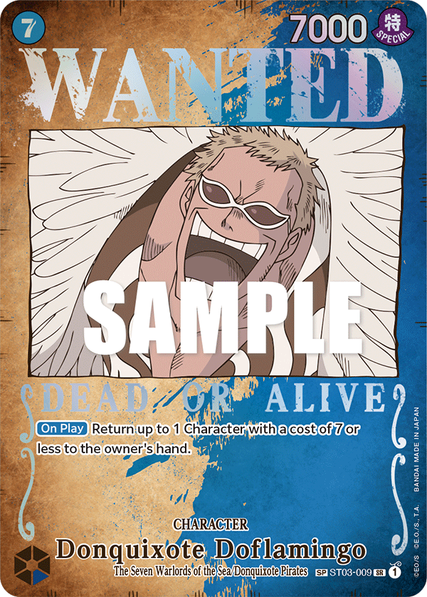 Donquixote Doflamingo (Wanted Poster) · ST03-009