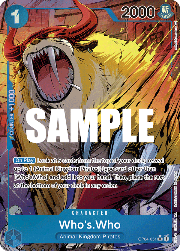 Who's.Who · OP04-051 · Alt Art