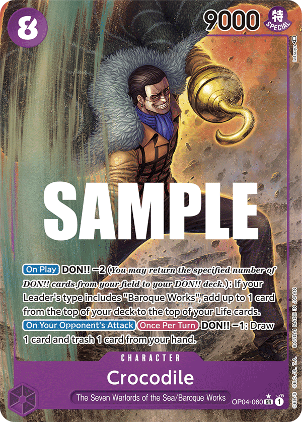 Crocodile · OP04-060 · Alt Art