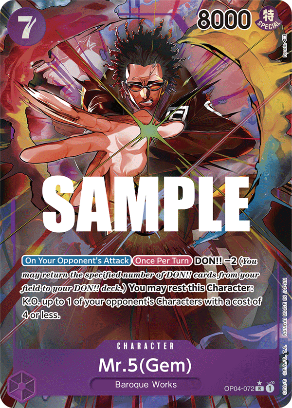 Mr.5 (Gem) · OP04-072 · Alt Art
