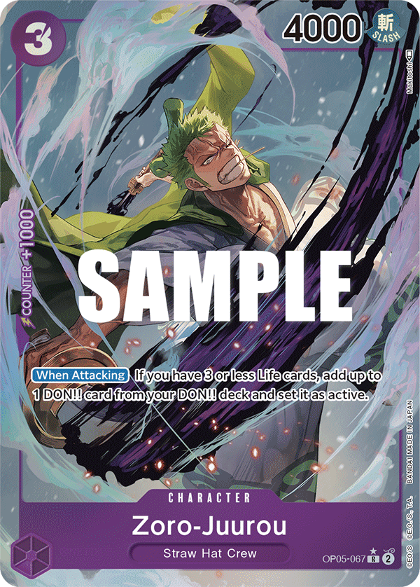 Zoro-Juurou · OP05-067 · Alt Art