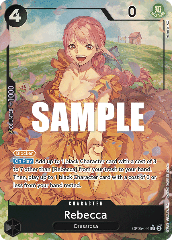 Rebecca · OP05-091 · Alt Art
