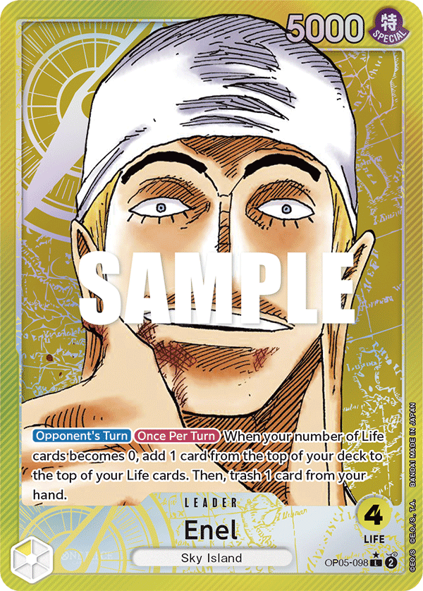 Enel · OP05-098 · Alt Art