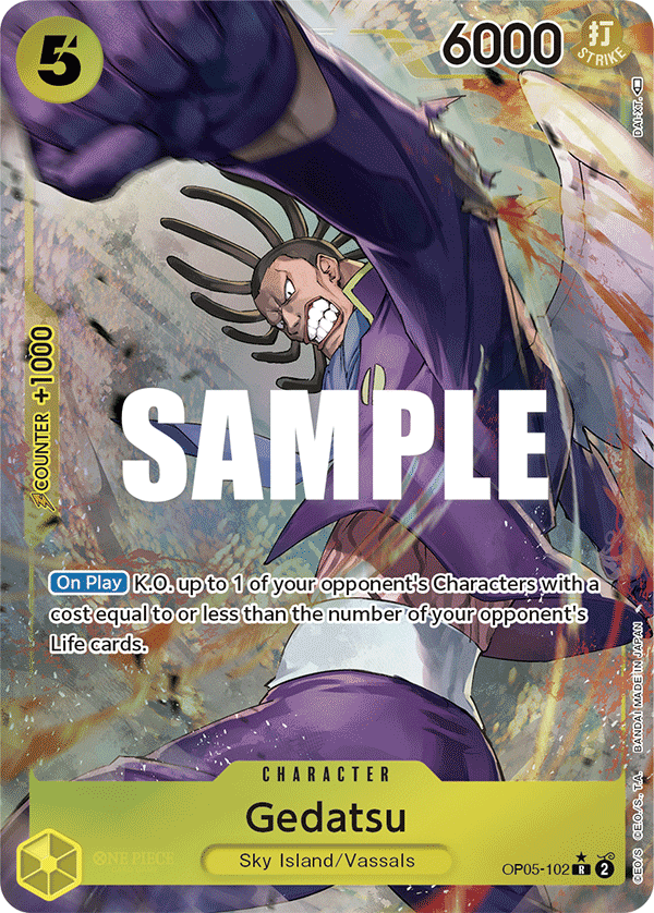 Gedatsu · OP05-102 · Alt Art