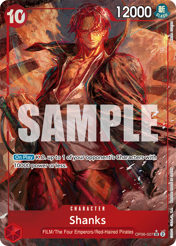 Shanks · OP06-007 · Alt Art
