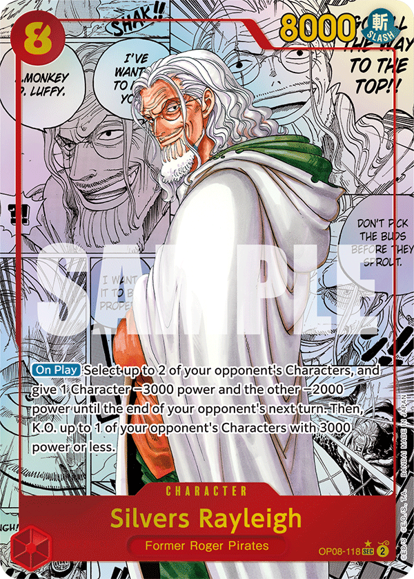 Silvers Rayleigh(Manga) · OP08-118 · Manga Rare