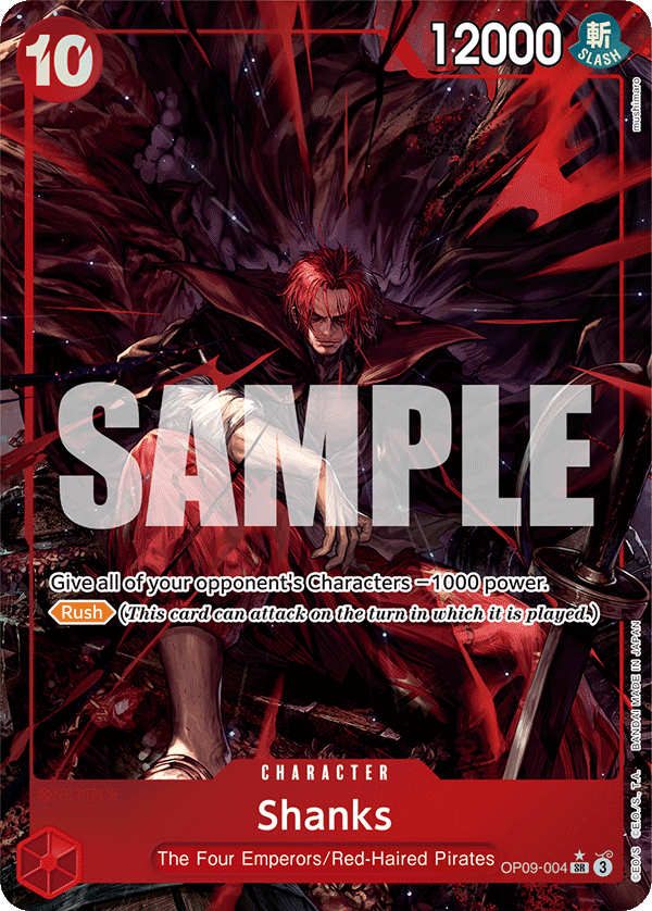Shanks · OP09-004 · Alt Art