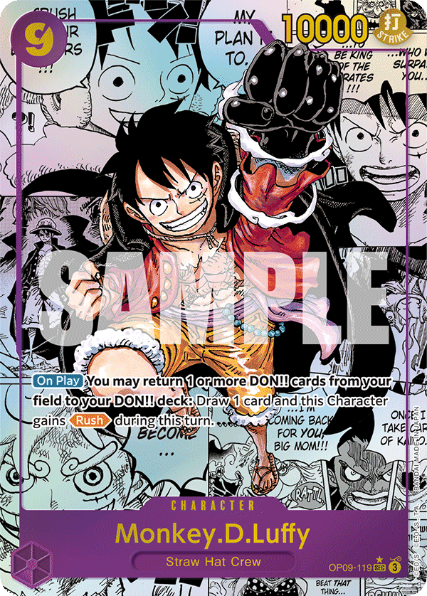 Monkey.D.Luffy · OP09-119 · Manga Rare