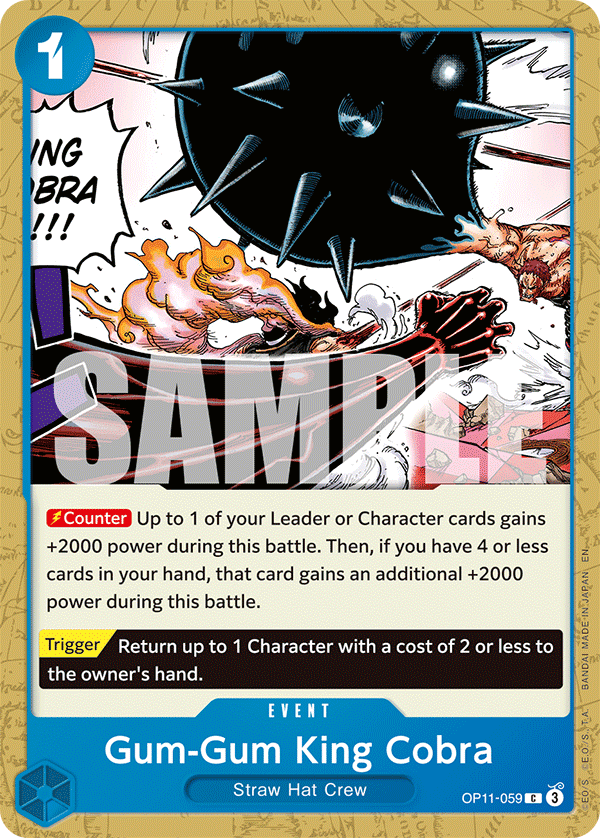 Gum-Gum King Cobra · OP11-059