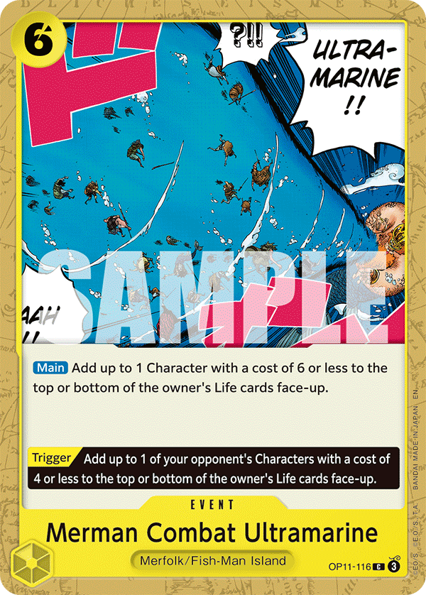 Merman Combat Ultramarine · OP11-116