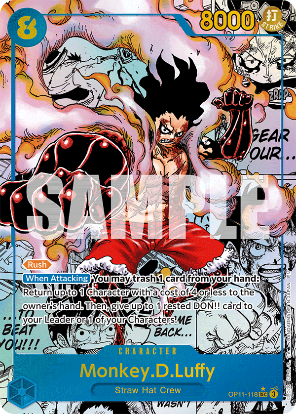 Monkey.D.Luffy · OP11-118 · Manga Rare