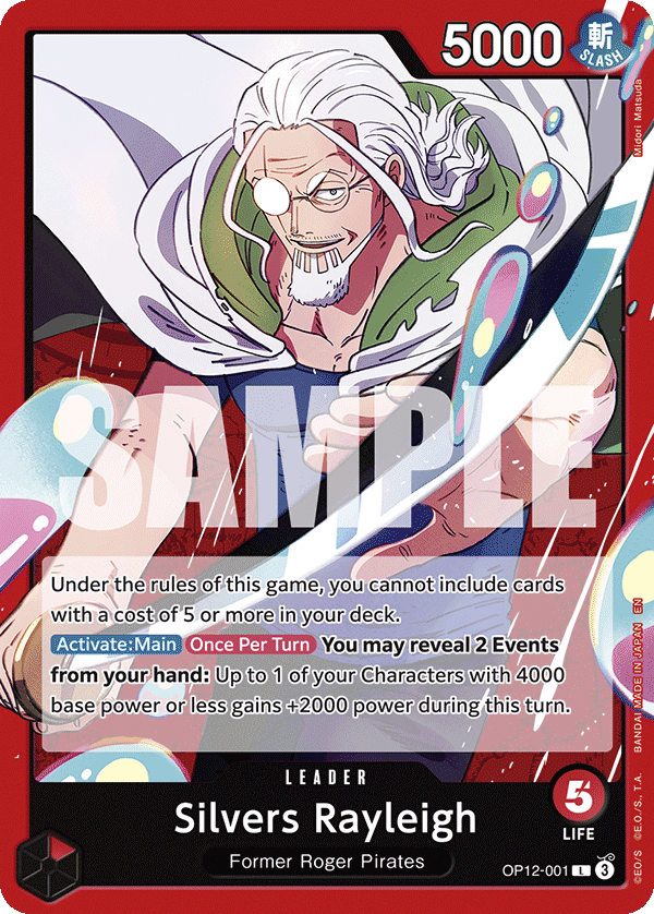 Silvers Rayleigh · OP12-001
