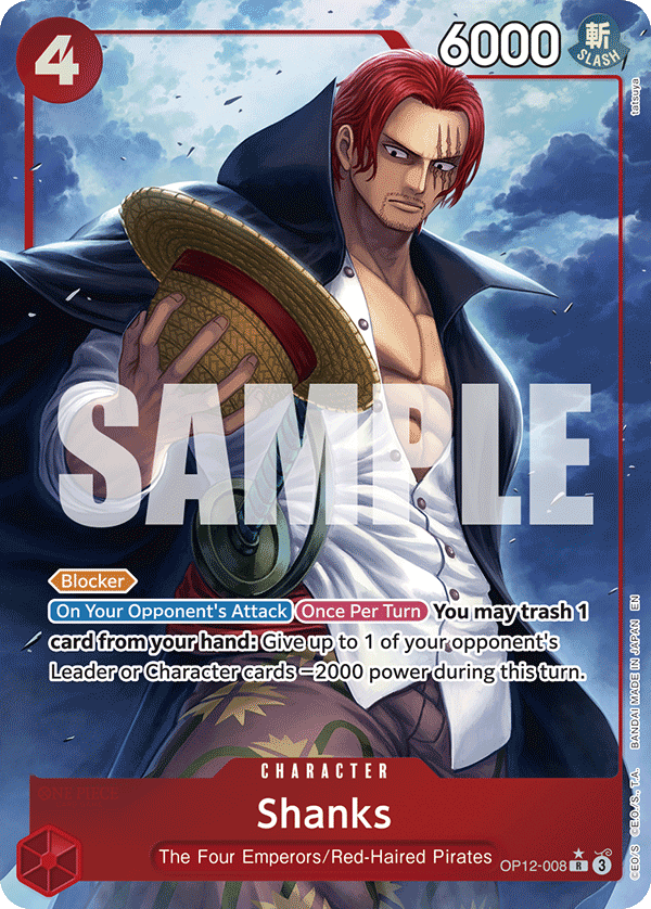 Shanks · OP12-008 · Alt Art