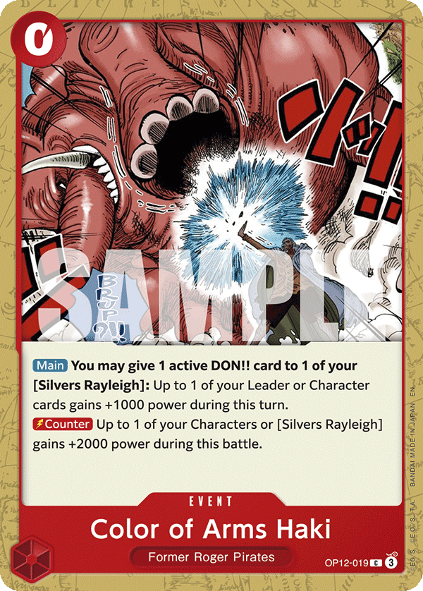 Color of Arms Haki · OP12-019