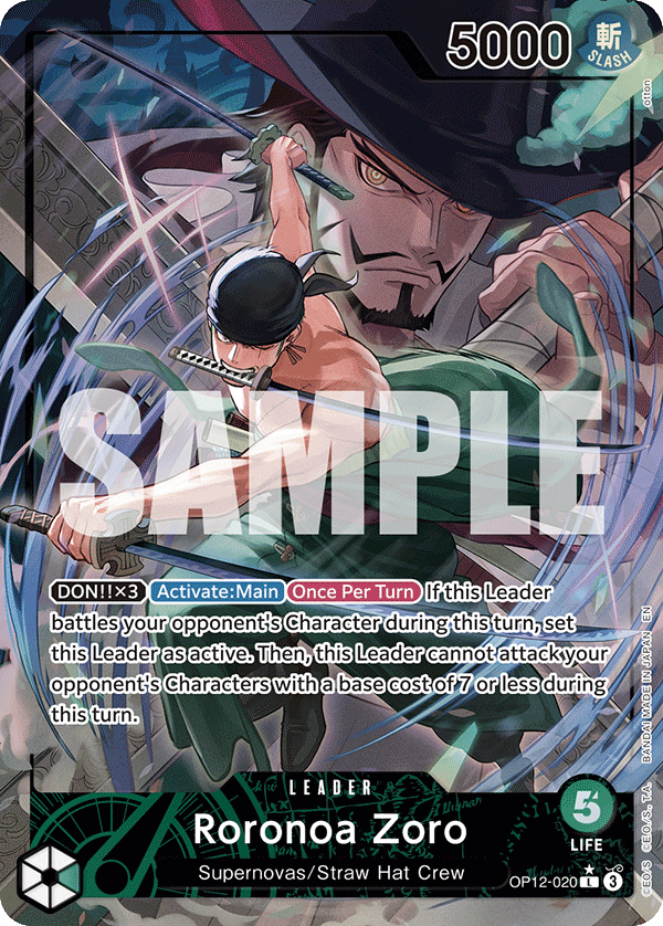 Roronoa Zoro · OP12-020 · Alt Art