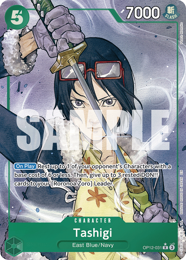 Tashigi · OP12-031 · Alt Art