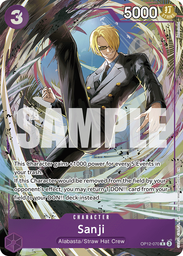 Sanji · OP12-070 · Alt Art