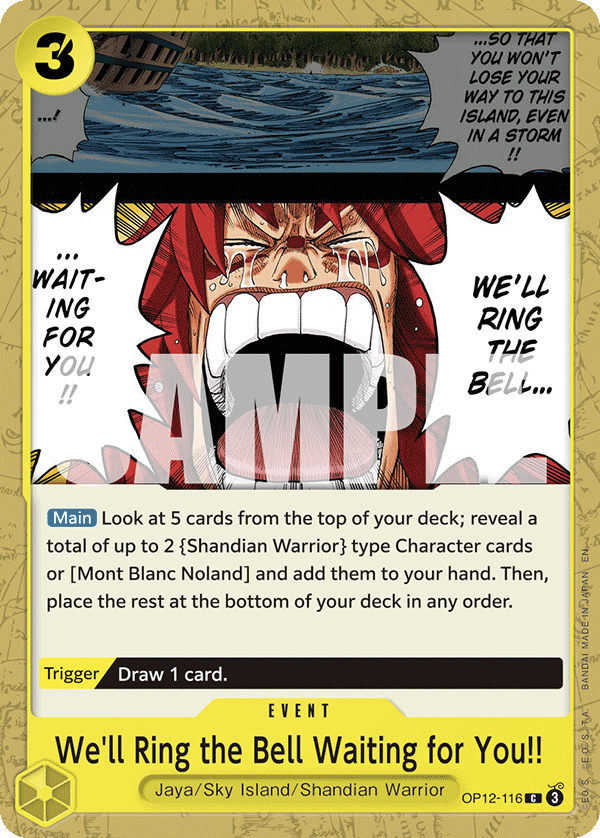 We'll Ring the Bell Waiting for You!! · OP12-116