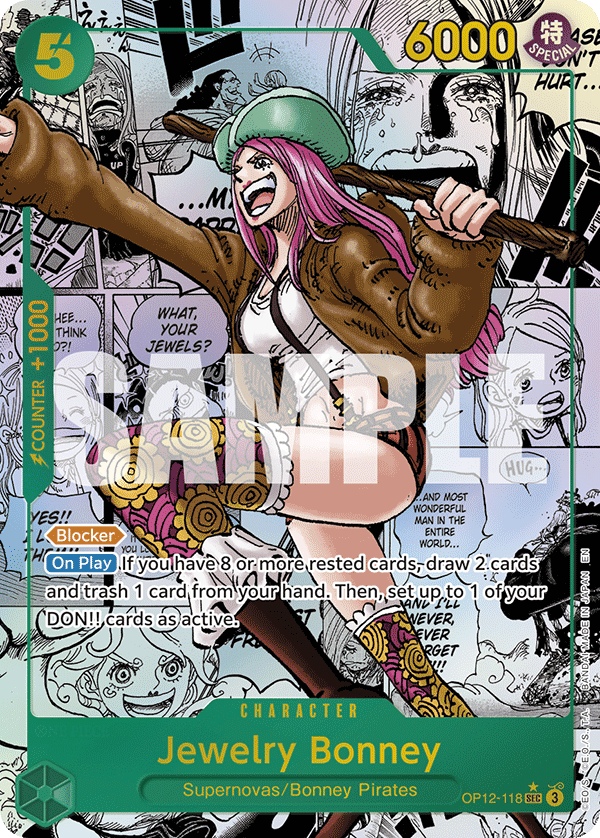 Jewelry Bonney · OP12-118 · Manga Rare