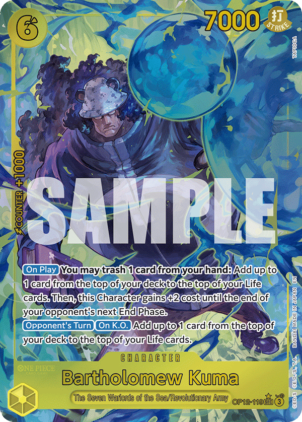 Bartholomew Kuma · OP12-119 · Alt Art