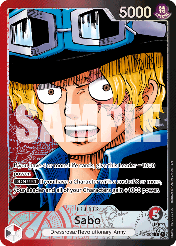 Sabo · OP13-004 · Alt Art