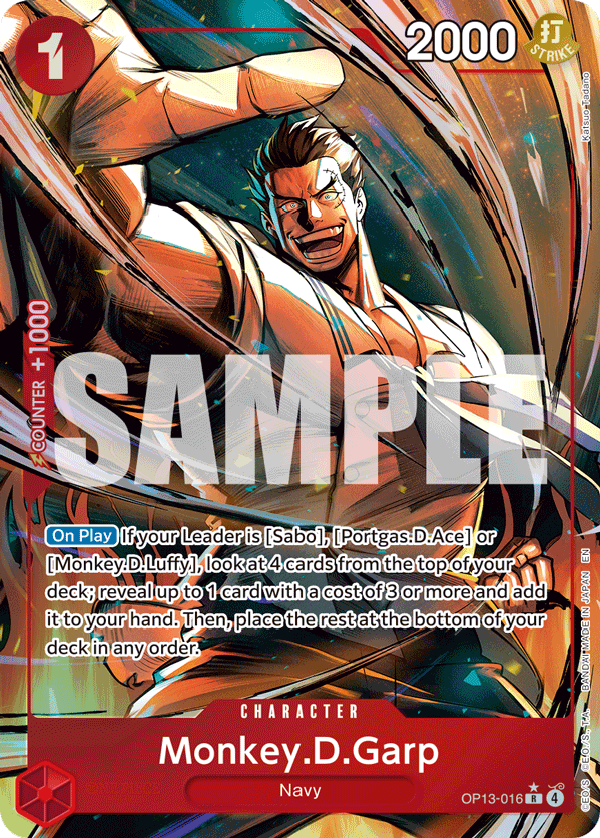 Monkey.D.Garp · OP13-016 · Alt Art