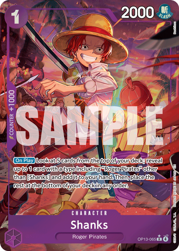 Shanks · OP13-065 · Alt Art