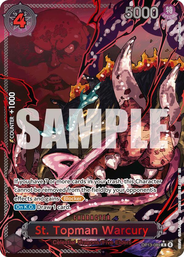 St. Topman Warcury · OP13-089 · Parallel