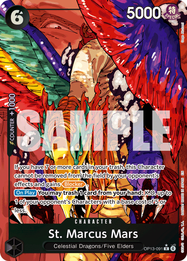 St. Marcus Mars · OP13-091 · Alt Art