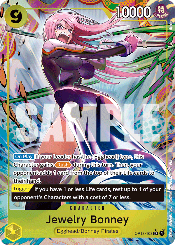 Jewelry Bonney · OP13-108 · Alt Art