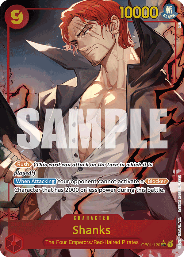 Shanks (OP01-120) · OP01-120 · Alt Art