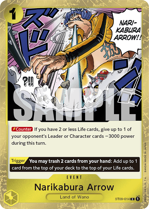 Narikabura Arrow (Jolly Roger Foil) · ST09-014